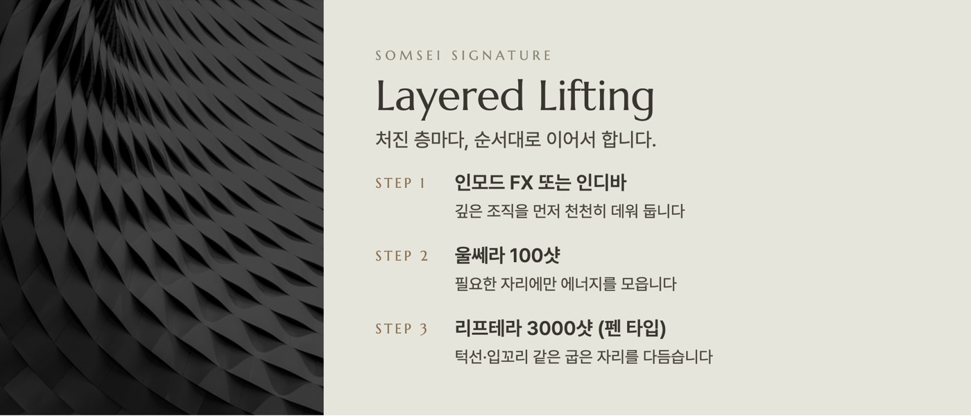 섬세이 레이어드 리프팅 구성